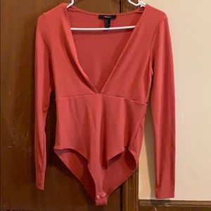 Cute low cut bodysuit